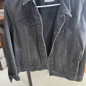 Old Navy Men's Charcoal Denim Jacket